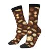 ZISHAK Retro Baseball Brown Adult Sports Socks-Men'S Cotton Mid-Calf Socks:A Fusion Of Comfort,Style,And Functionality view 2