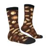 ZISHAK Retro Baseball Brown Adult Sports Socks-Men'S Cotton Mid-Calf Socks:A Fusion Of Comfort,Style,And Functionality view 3