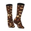 ZISHAK Retro Baseball Brown Adult Sports Socks-Men'S Cotton Mid-Calf Socks:A Fusion Of Comfort,Style,And Functionality view 4