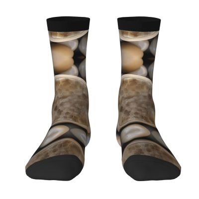 ZISHAK Petoskey And Stone Adult Sports Socks-Men'S Cotton Mid-Calf Socks:A Fusion Of Comfort,Style,And Functionality