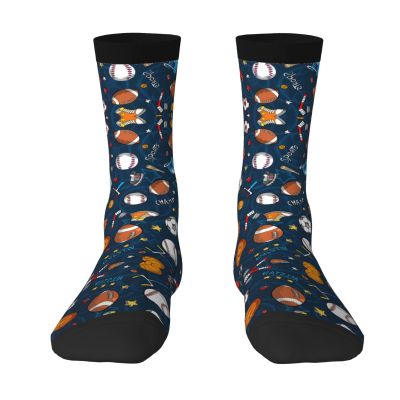 ZISHAK Sports Baseball Game Adult Sports Socks-Men'S Cotton Mid-Calf Socks:A Fusion Of Comfort,Style,And Functionality
