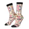 ZISHAK Cattle Dog Florals Adult Sports Socks-Men'S Cotton Mid-Calf Socks:A Fusion Of Comfort,Style,And Functionality view 2