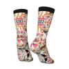 ZISHAK Cattle Dog Florals Adult Sports Socks-Men'S Cotton Mid-Calf Socks:A Fusion Of Comfort,Style,And Functionality view 4