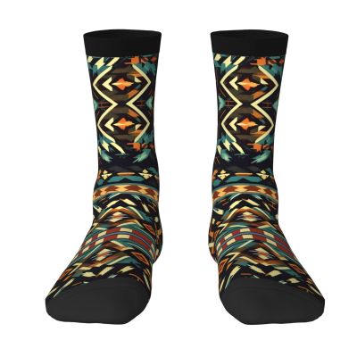 ZISHAK Native American Patterns Adult Sports Socks-Men'S Cotton Mid-Calf Socks:A Fusion Of Comfort,Style,And Functionality