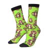 ZISHAK Green Clever Monkey Adult Sports Socks-Men'S Cotton Mid-Calf Socks:A Fusion Of Comfort,Style,And Functionality view 3