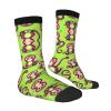 ZISHAK Green Clever Monkey Adult Sports Socks-Men'S Cotton Mid-Calf Socks:A Fusion Of Comfort,Style,And Functionality view 4