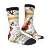 ZISHAK Violin Sheet Music Adult Sports Socks-Men'S Cotton Mid-Calf Socks:A Fusion Of Comfort,Style,And Functionality view 4