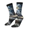ZISHAK Steam Train Clouds Adult Sports Socks-Men'S Cotton Mid-Calf Socks:A Fusion Of Comfort,Style,And Functionality view 3