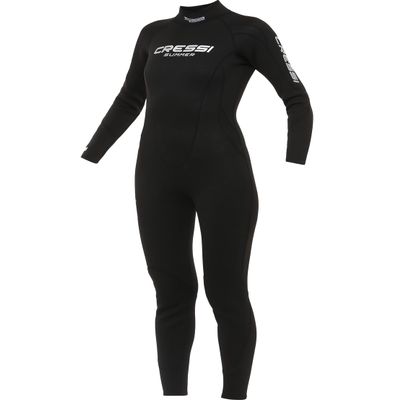 CRESSI CLOTHING Women's Standard 2.5mm Neoprene Wetsuit, Black