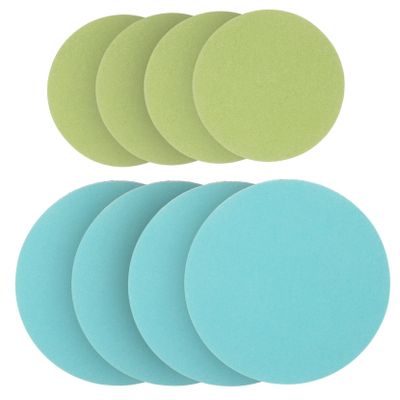 CORHAD 8pcs Clean Sponge Sandpaper for Bowling Balls Polishing Pad Bowling Ball Cleaning Pad Professional Supply