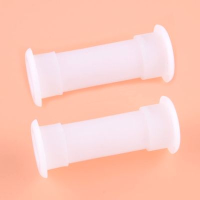 2Pcs White Plastic Drain Tube Thru-Hull Fitting Fit For Boat Marine Motorwell Live-well Bai-twell
