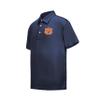 Little King NCAA Youth Boys Polo Shirt-Polyester-Auburn-Navy-Youth Medium view 3