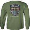 FAIR GAME Vintage Ford Motors Long Sleeve Shirt-Military Green-XL view 2