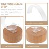 AOKWAWALIY Wooden Base Acrylic Watch Display Holder Stand for Bracelets and Bangles Jewelry Organizer and Earring Holder for Dresser Showcase Use view 4