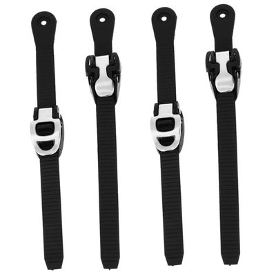 BESPORTBLE 4pcs Adjustable Roller Skates Straps Fixed Buckles Skating Shoes Accessories for Enhanced Performance and Options