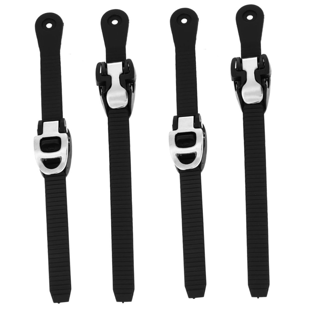 BESPORTBLE 4pcs Adjustable Roller Skates Straps Fixed Buckles Skating Shoes Accessories for Enhanced Performance and Options