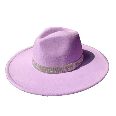 9.5Cm Fedora Hat Bow Ribbon Feather Accessories Autumn And Winter Men's And Women's Hats Wide Brimmed Hats For Women