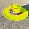 9.5Cm Fedora Hat Bow Ribbon Feather Accessories Autumn And Winter Men's And Women's Hats Wide Brimmed Hats For Women view 2