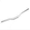 Silver MTB Handlebar 31.8mm Taller Swallow Handlebar MTB Handlebar 620mm Aluminum Risers view 1