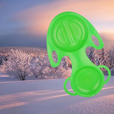 Double Models of Children's Sledge, Thickened Flying Fish Sledge, Adult Wear-Resistant Skis, Winter Sledge