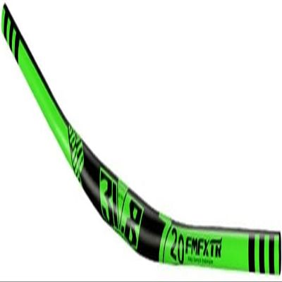 MTB Handlebar XC DH MTB Handlebar 720mm 780mm Extra Long Riser Aluminum Handlebar Rise 18mm (Color : Green, Size : 720mm)