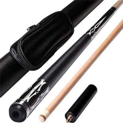 UNbit Pool Cue Billiard Cue 58In Billiard Cue Sticks, 19Oz Maple Pool Cue Sticks, 1/2 Split Handmade Pool Stick with Extension Handle,13Mm Big Head, House Bar WEWYQSJXBXF-31113
