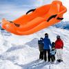 Two-Handle Children's Sledges, Frost-Resistant and Wear-Resistant Sledges, Two-Person Padded Sledges, Sledges with Backrests view 1