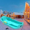 Two-Person, Two-Seater Thickened Sledges, Two-Handle Children's Sledges, Frost-Resistant and Wear-Resistant Sledges, Sledges with Pull Ropes view 1