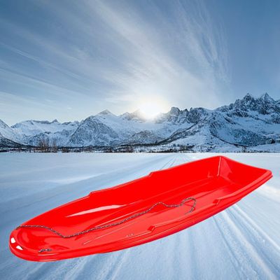 Children's Double Sledges, Thickened Boat Sledges, Adult Wear-Resistant Skis, Winter Sledges