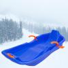 Winter Tandem Sledges, Children's Sledges, Sledges with Brakes and Pull Ropes, Plastic High Back Sledges view 1