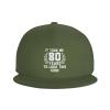 vrilu It Took Me 80 Years to Look This Good Snapback Cap Adjustable for Men Women Baseball Hat with Flat Brim Moss Green view 2