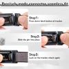 Relting Compatible with Fitbit Charge 6 Bands/Fitbit Charge 5 Bands for Women Men,Soft Breathable Velcro Nylon Loop Sport Strap Replacement Wristbands for Fitbit Charge 5/Fitbit Charge 6 view 3