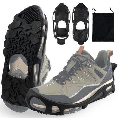Ice Cleats Spikeless Anti Slip Roofing Shoes Ice Snow Grips for Shoes Boots