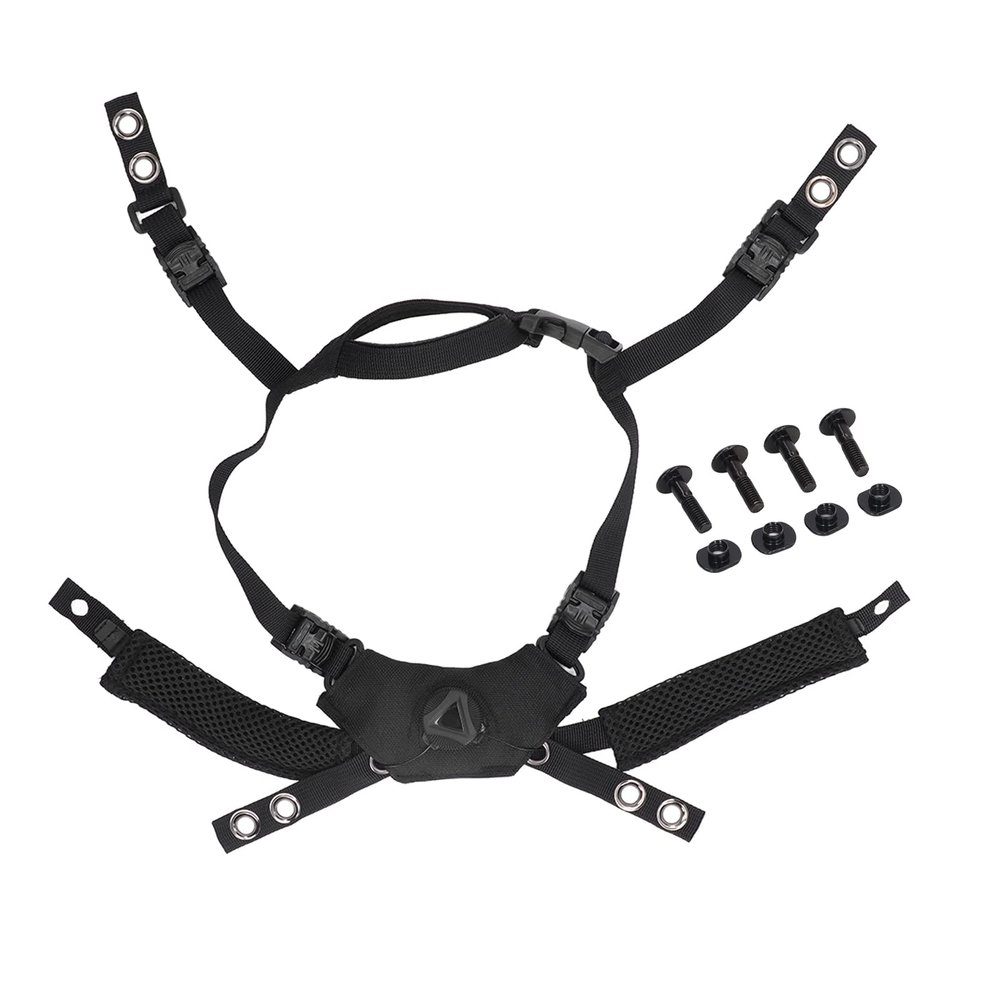 Dial Suspension System Chin Strap, Adjust Helmet Dial Suspension System Chin Strap, Fast Helmet Chin Strap for Fast, MICH, and Wendy Helmets(Black)