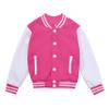 NICNZQI Kids Varsity Jacket Girls Boys Baseball Jacket Bomber Coat School Jackets with Pocket view 1