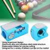 JEOZBM 8 in 1 Aluminum Pool Stick Tip Repair Tool, Multifunctional Billiards Pool Tip Repair Shaper, Stick Tip Pinprick Blade Accessory for Shaping(2in-Blue) view 2