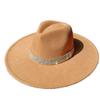 Fedora Hat Winter Men's Hat Women's Wedding Decoration Sticker Diamond Accessories Panama Hat view 1