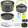 Fortitude21 Camping Cookware Set - 19-Piece Lightweight Backpacking Cookware with Pots, Pans, Utensils - Compact Outdoor Cooking Kit for Camping, Hiking, Backpacking & Survival view 1