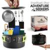 Fortitude21 Camping Cookware Set - 19-Piece Lightweight Backpacking Cookware with Pots, Pans, Utensils - Compact Outdoor Cooking Kit for Camping, Hiking, Backpacking & Survival view 4