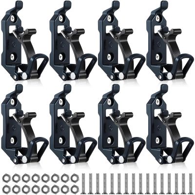 8 Pcs Shovel Holder for Truck, Metal Shovel Mounts for Roof Rack, Quick Release Axe Holder Mount Kit for Boats, Military Equipment, Axe, Wall Mounting Brackets