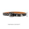 NUEAYMS Locomotive Waist Belt Shinning Buckle Belts For Woman Men Skull Decor Waist Strap For Jeans Dress Waist view 2