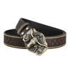 Western Leathers Buckle Belts Cowboy Metal Buckle Belt Floral Engraved Buckle Belt For Men Jeans Decoration Western Belts view 1