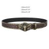 Western Leathers Buckle Belts Cowboy Metal Buckle Belt Floral Engraved Buckle Belt For Men Jeans Decoration Western Belts view 4