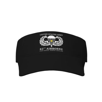 United States Army 82nd Airborne Sports Sun Visor Hats Adjustable Sun Visor Caps