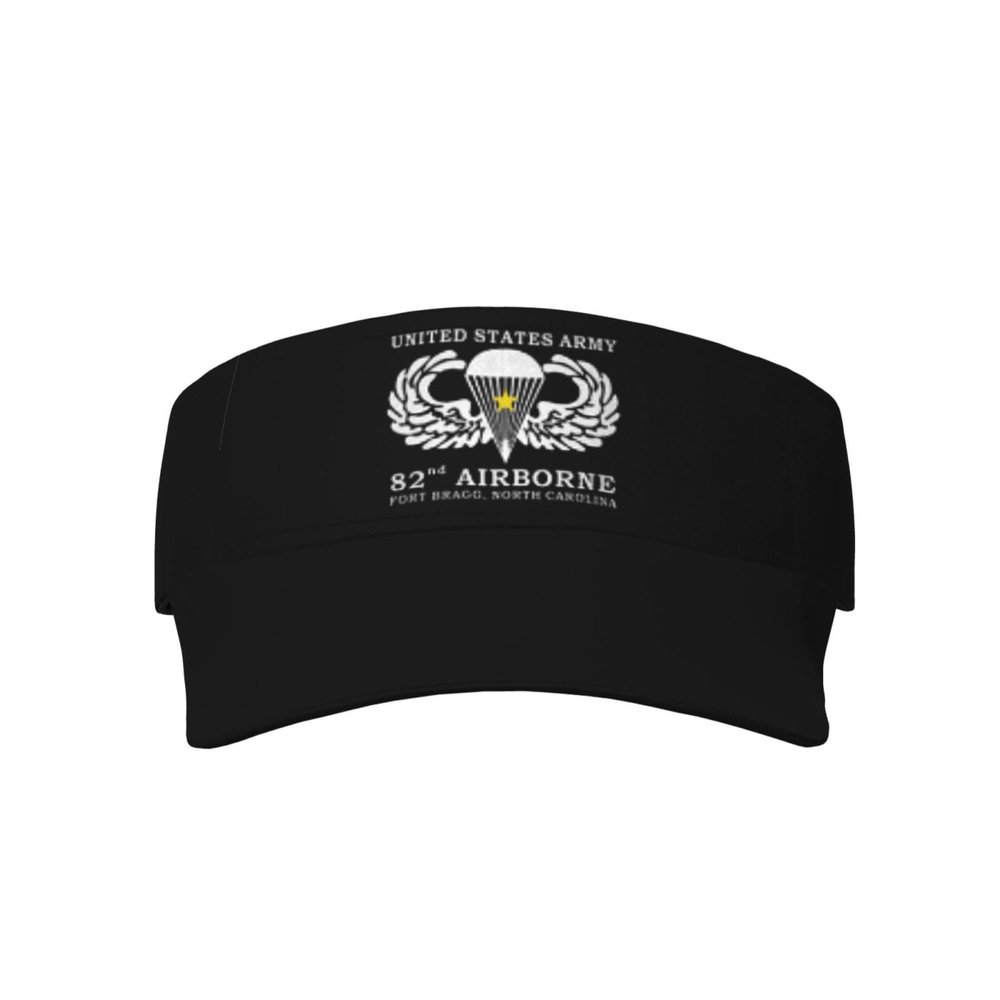 United States Army 82nd Airborne Sports Sun Visor Hats Adjustable Sun Visor Caps