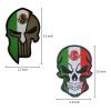 KANGDAWEI 5PCS Mexican Flag Patch, Mexico Patches for Vest, Molle Military Patches for Army Tactical Backpack & Jackets with Loops and Hook (5PCS) view 3