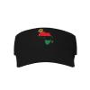 African American Pride Sports Sun Visor Hats Adjustable Sun Visor Caps Black view 1