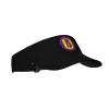 196th Light Infantry Brigade Vietnam Veteran Sports Sun Visor Hats Adjustable Sun Visor Caps Black view 2