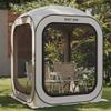East Oak Screen House Tent Pop-Up, Portable Screen Room Canopy Instant Screen Tent 4 x 4 FT with Carry Bag for Patio, Backyard, Deck & Outdoor Activities, Beige view 1