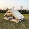 AISUNSS Inflatable Camping Tent for 4-6 Person, Easy Setup Waterproof Outdoor Oxford Tents with Pump,Self-Supporting Structure Inflatable House Tent, Cabin Tent with Mesh Windows & Doors view 2